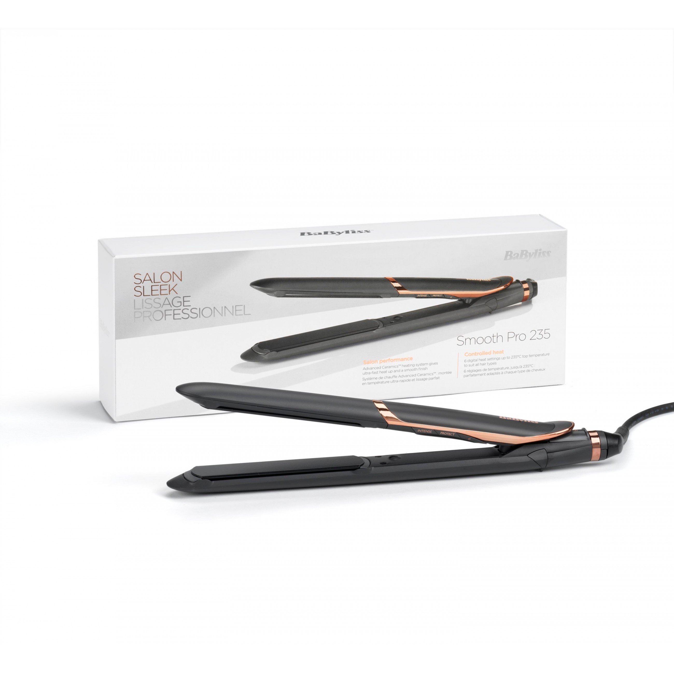 Styling alat BABYLISS ST394E (Straightening iron, Crna, 42 W, 3 m)-1