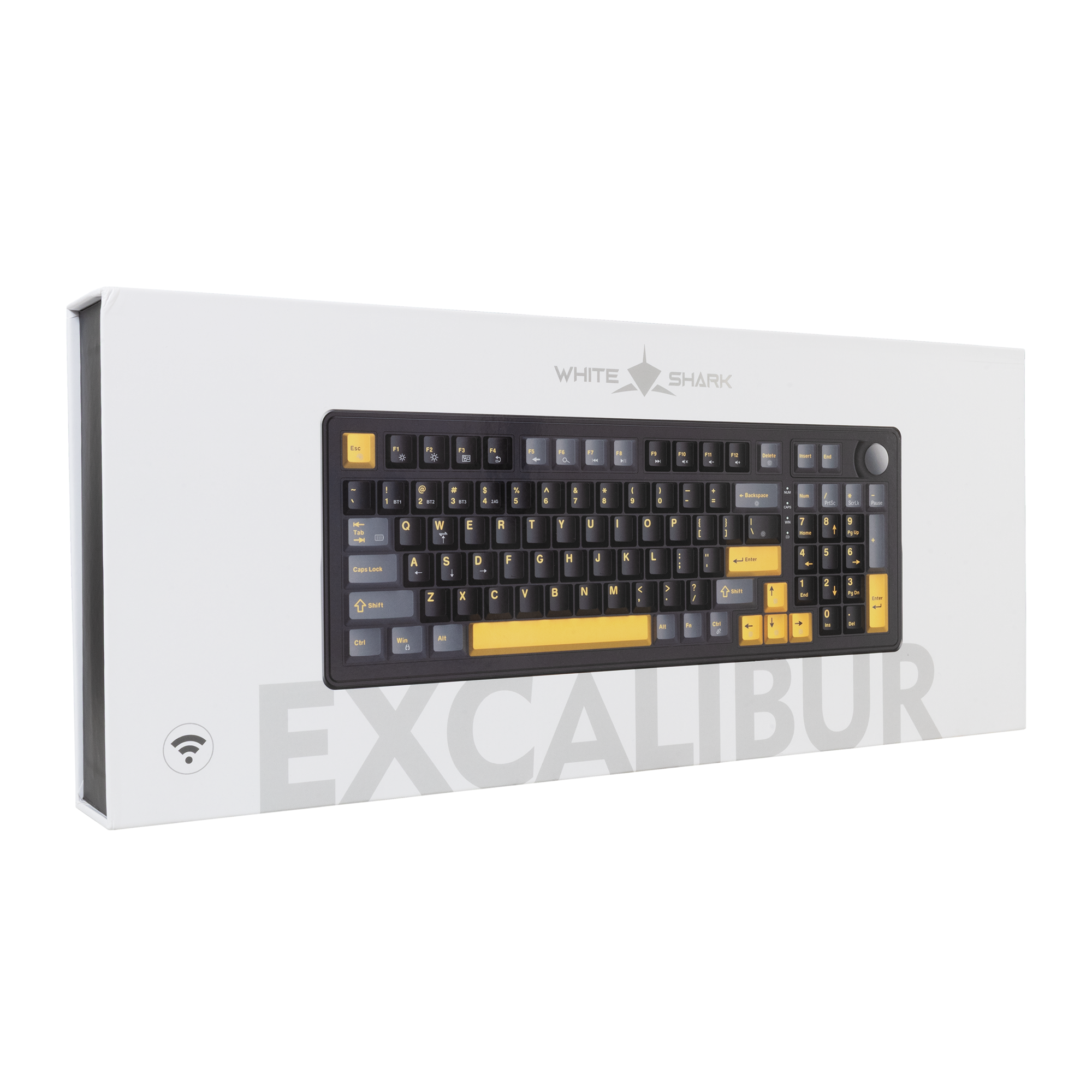 Tipkovnica WHITE SHARK GK-007151 EXCALIBUR crna boja / US-19