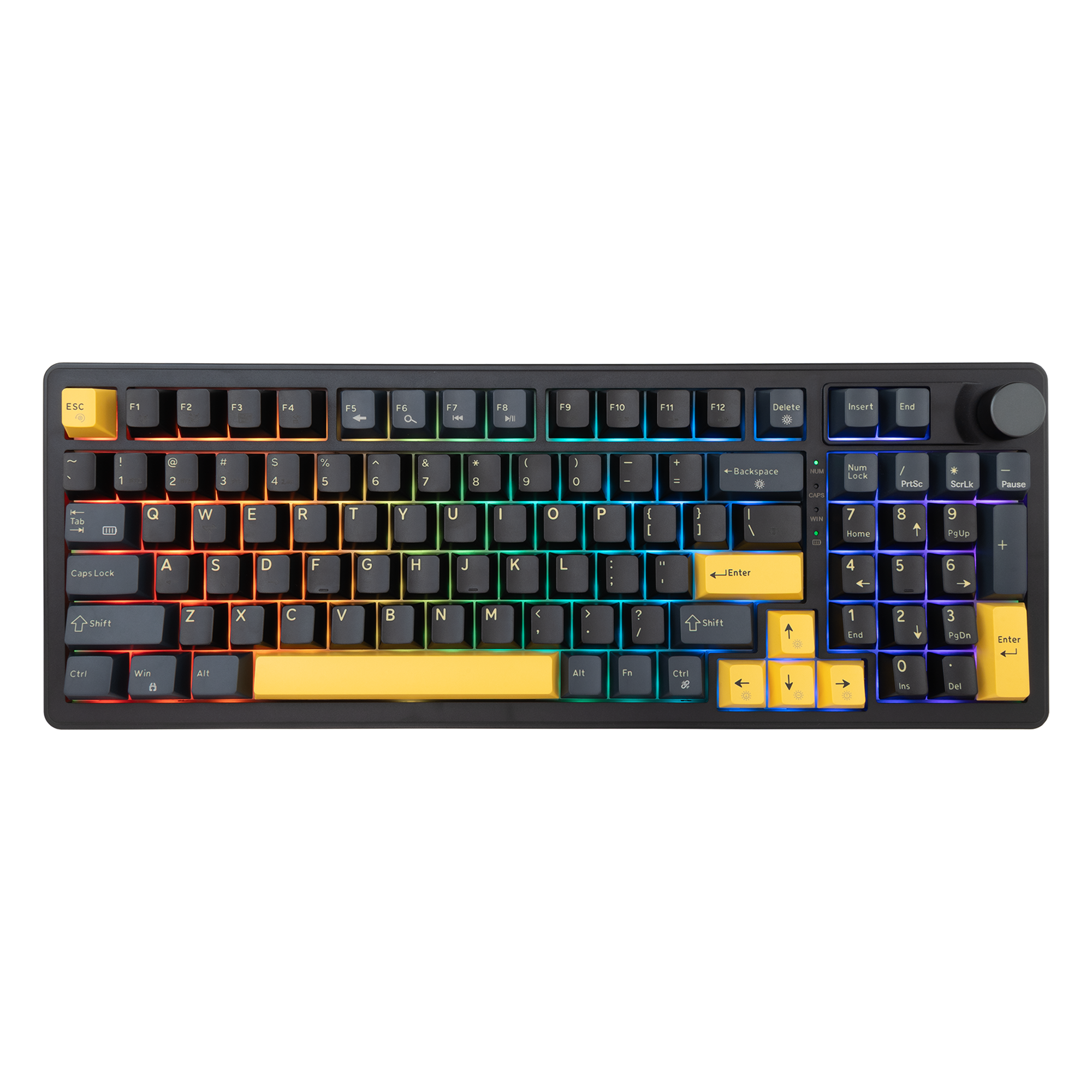 Tipkovnica WHITE SHARK GK-007151 EXCALIBUR crna boja / US-0
