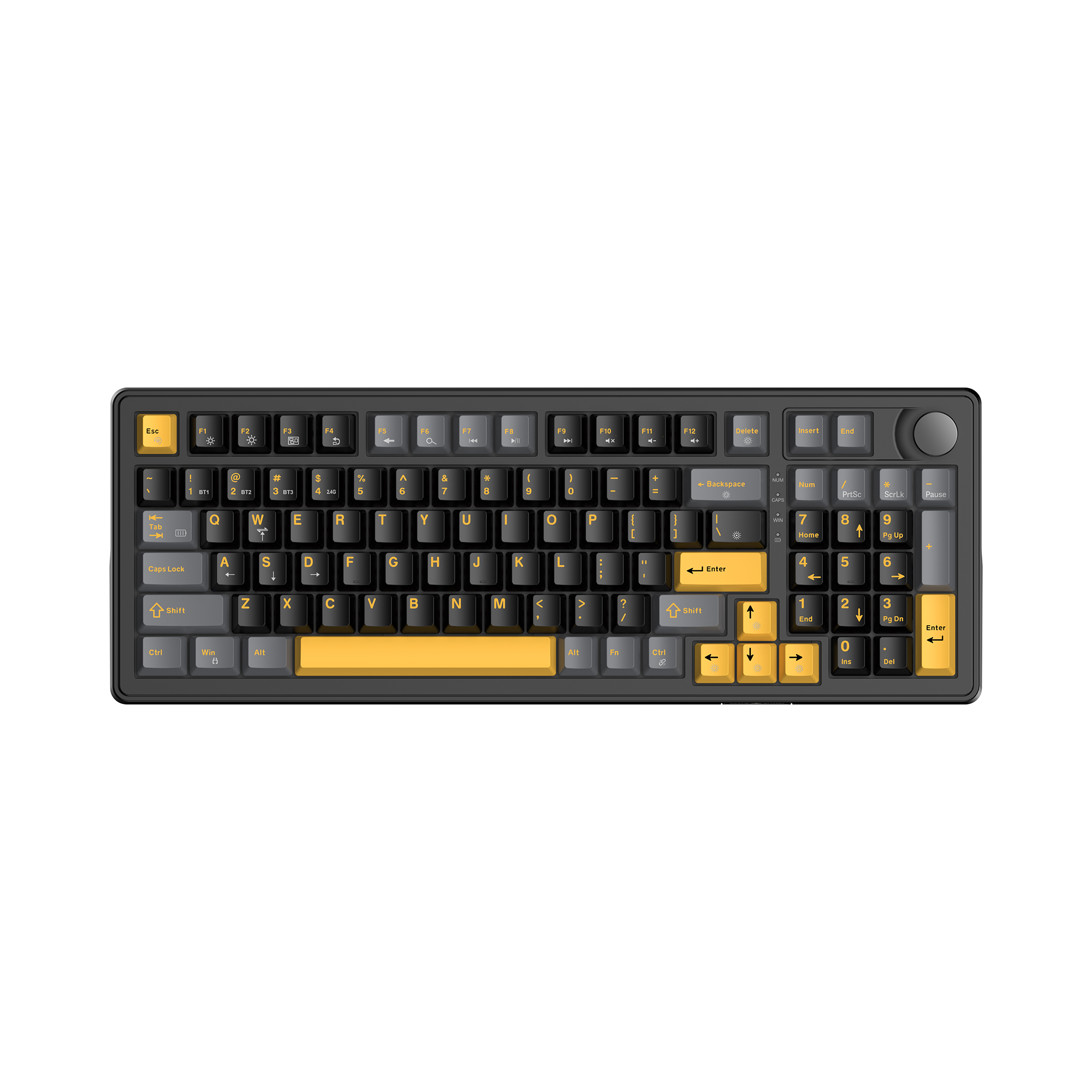 Tipkovnica WHITE SHARK GK-007151 EXCALIBUR crna boja / US-41