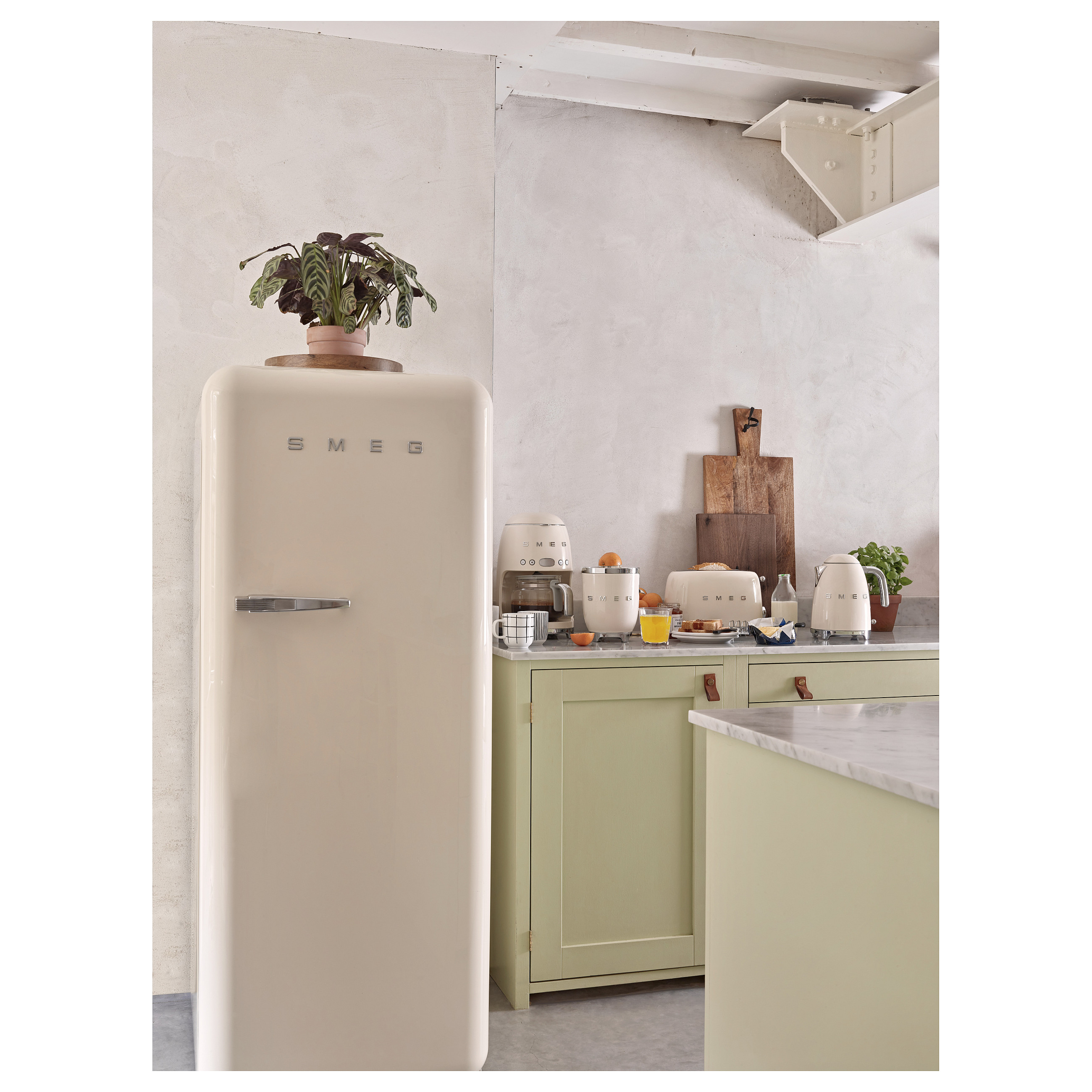 Toster SMEG TSF03CREU, 4 kriške, krem-10