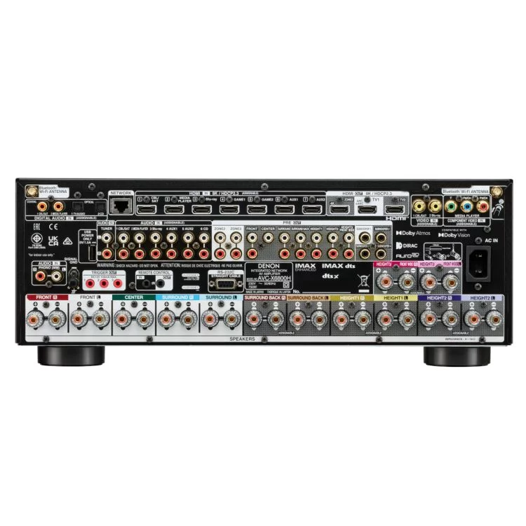 AV receiver DENON AVC-X6800H silver-3
