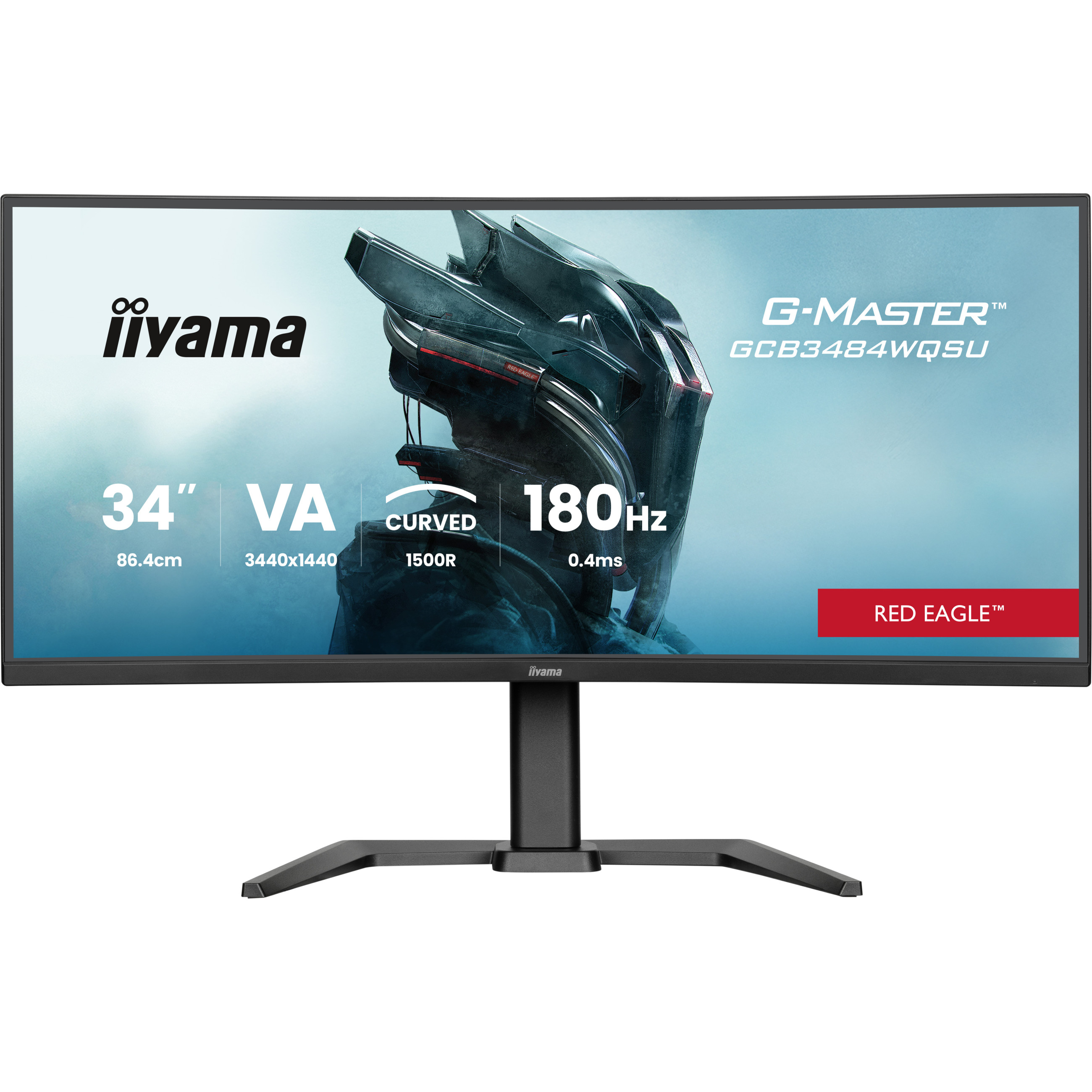 IIYAMA 34" Monitor GCB3484WQSU-B1 21:9 HDMI DP USB-1