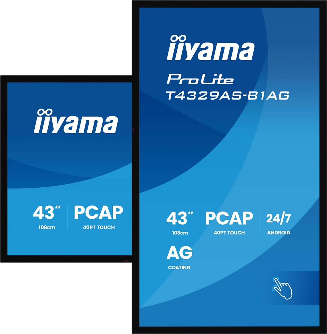 IIYAMA 42.5" T4329AS-B1AG 16:9 M-Touch Monitor-5