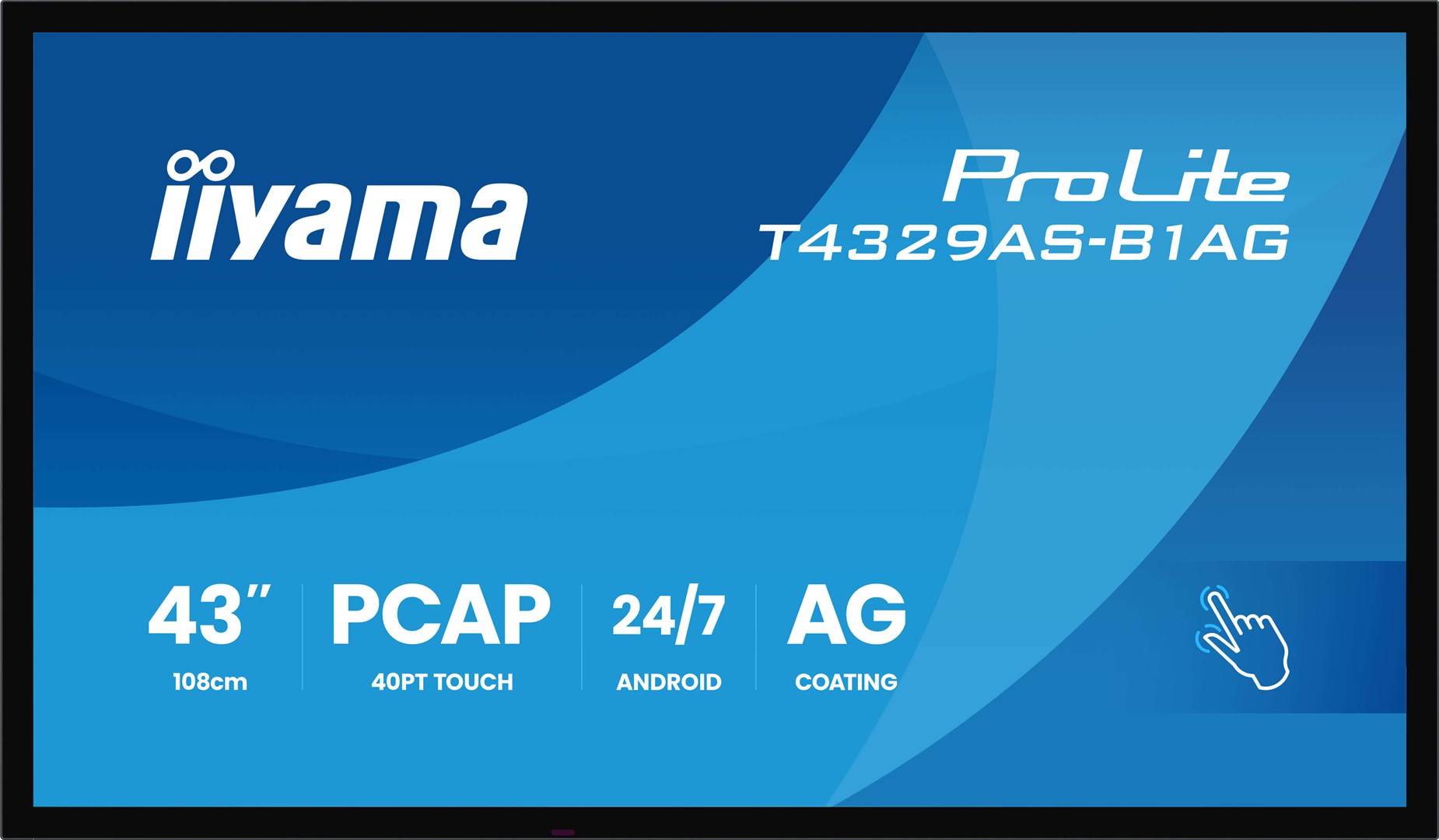 IIYAMA 42.5" T4329AS-B1AG 16:9 M-Touch Monitor-1