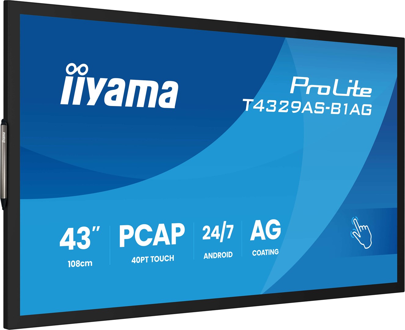 IIYAMA 42.5" T4329AS-B1AG 16:9 M-Touch Monitor-10