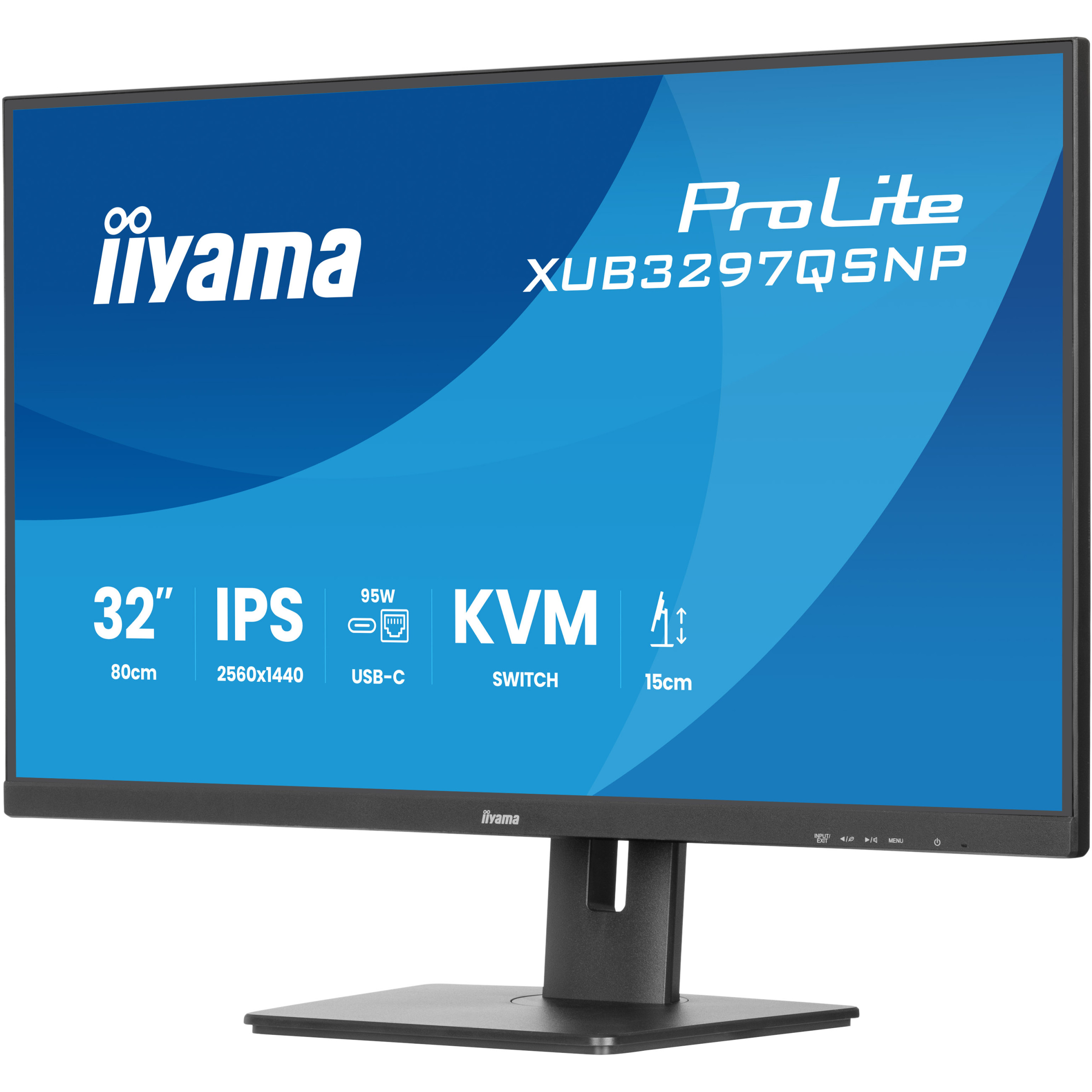 Monitor IIYAMA 80cm XUB3297QSNP-B1 16:9 2xHDMI,DP-2