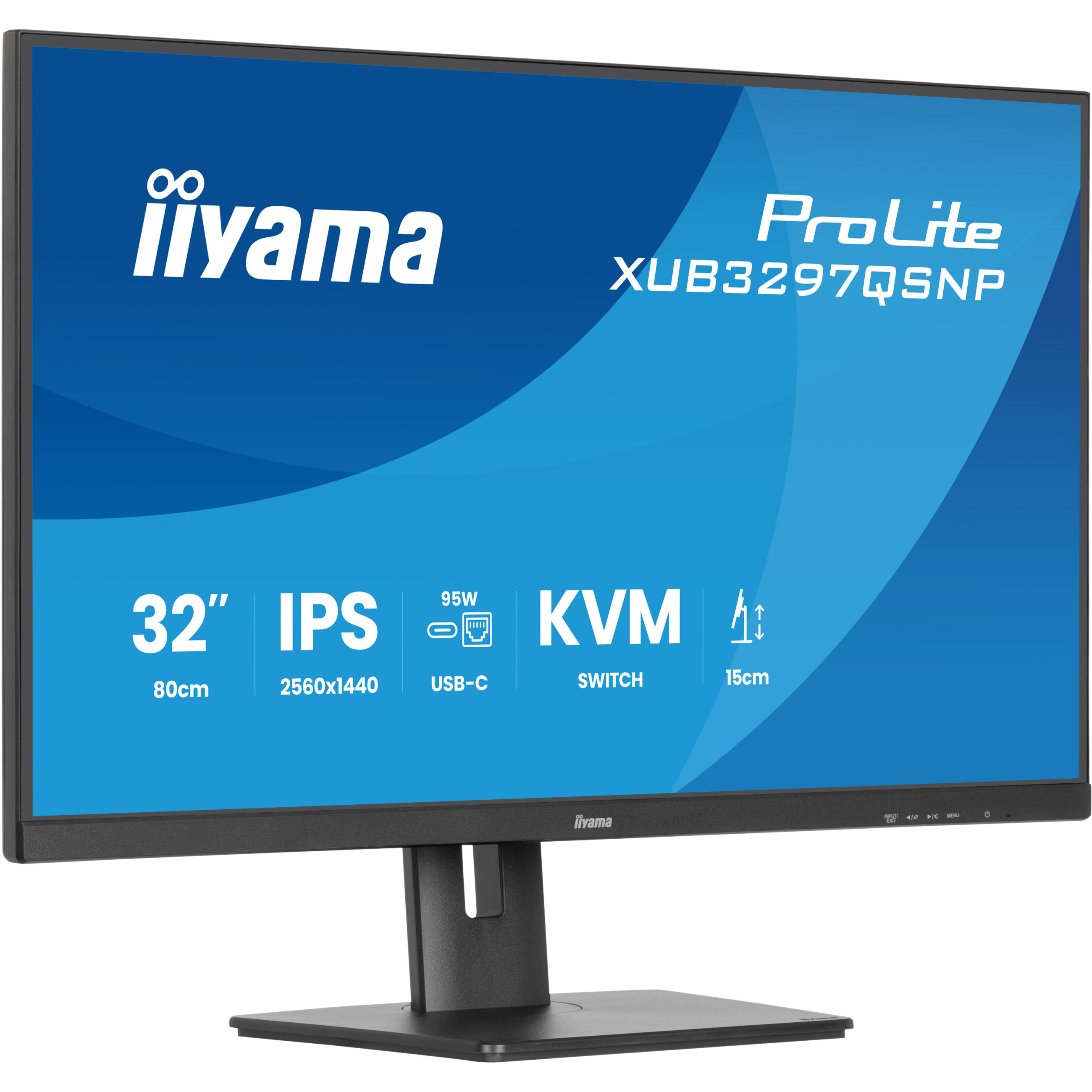 Monitor IIYAMA 80cm XUB3297QSNP-B1 16:9 2xHDMI,DP-3