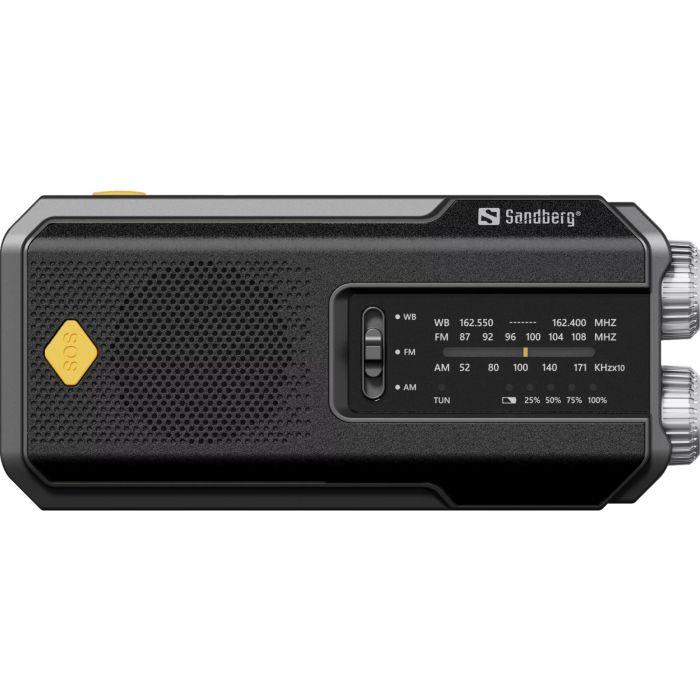 Radio SANDBERG Survivor Radio All-in-1 2000 (2000 mAh, AM/FM, LED svjetiljka, solarno punjenje)-3