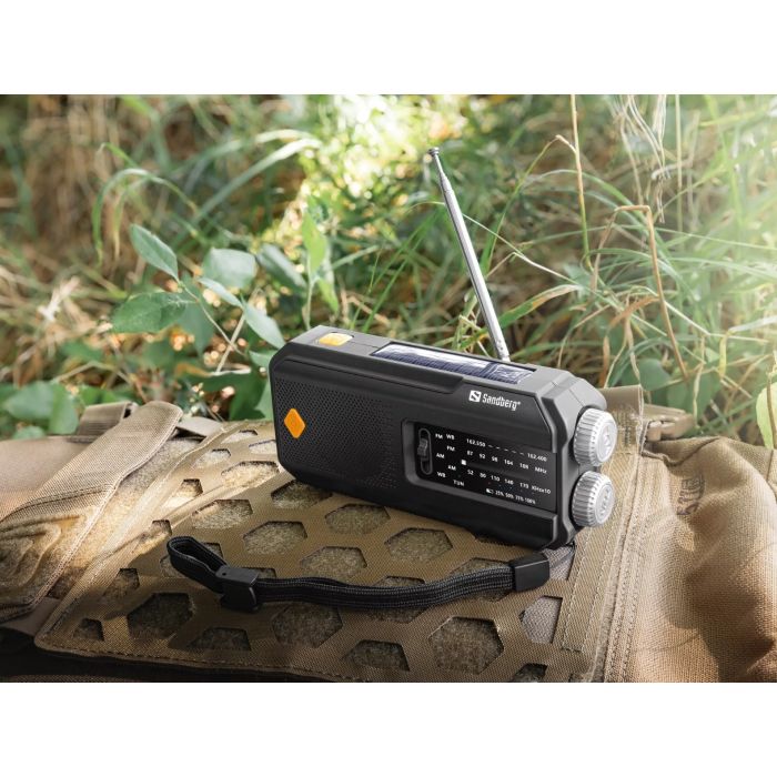 Radio SANDBERG Survivor Radio All-in-1 2000 (2000 mAh, AM/FM, LED svjetiljka, solarno punjenje)-5
