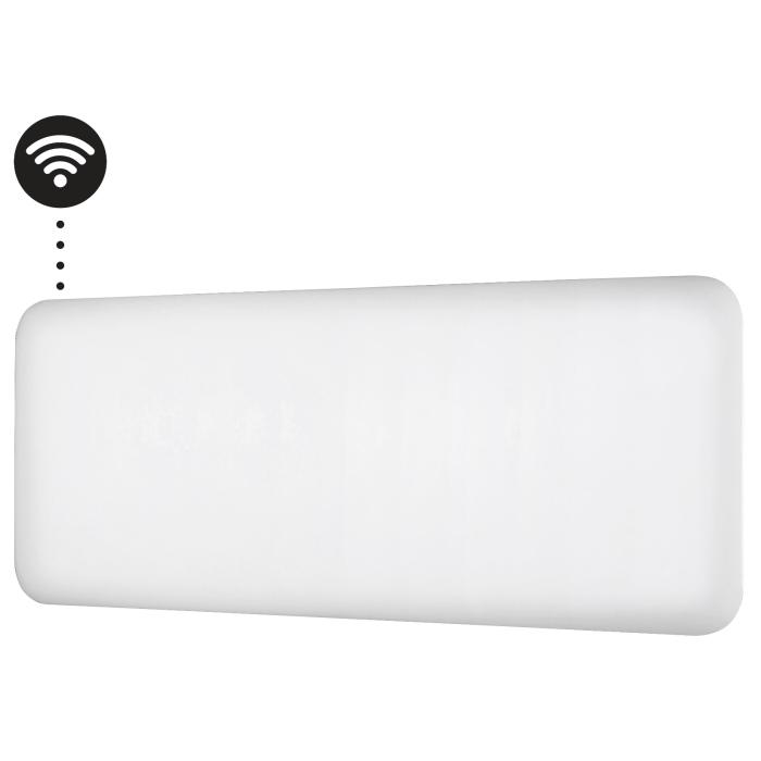 MILL panelni konvekcijski radiator Wi-Fi 2000W bel jeklo PA2000WIFI4-9