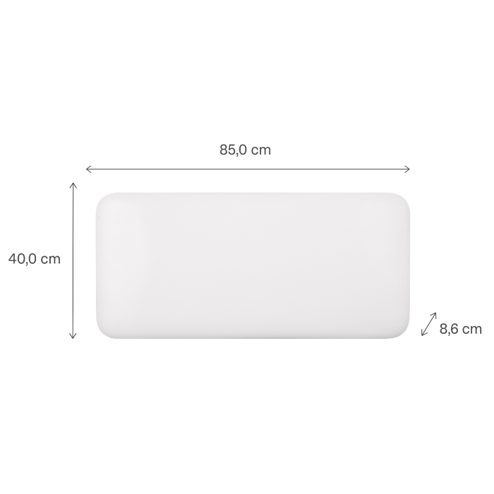 MILL panelni konvekcijski radiator Wi-Fi 1000W bel jeklo PA1000WIFI4-2