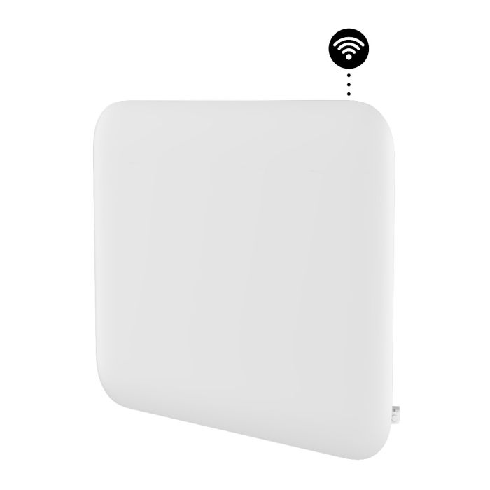 MILL panelni konvekcijski radiator Wi-Fi 400W bel jeklo PA400WIFI4-1