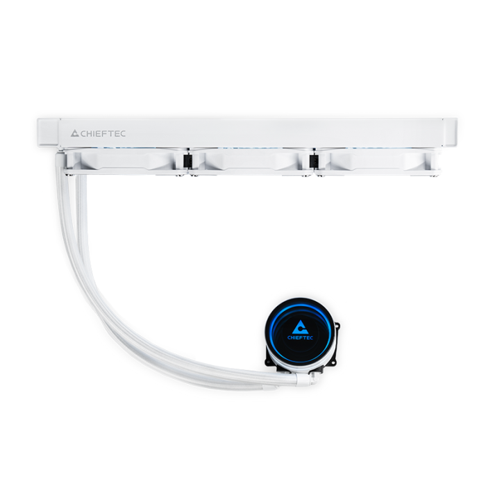 Vodeno hlađenje CHIEFTEC Iceberg 360 (360mm, A-RGB, za INTEL/AMD procesore, bijelo)-2