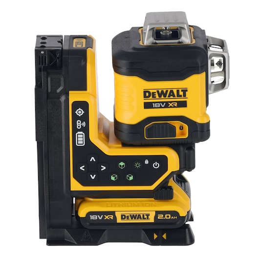 Laserski nivelir DEWALT 18V XR 3x360 (Zeleni laser, Upravljanje daljinskim upravljačem)-0
