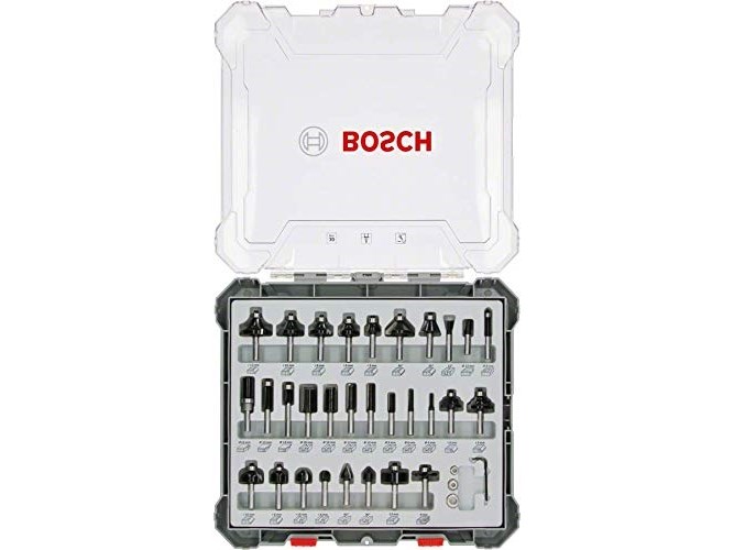 Set glodala BOSCH, 30 komada, drška 8mm