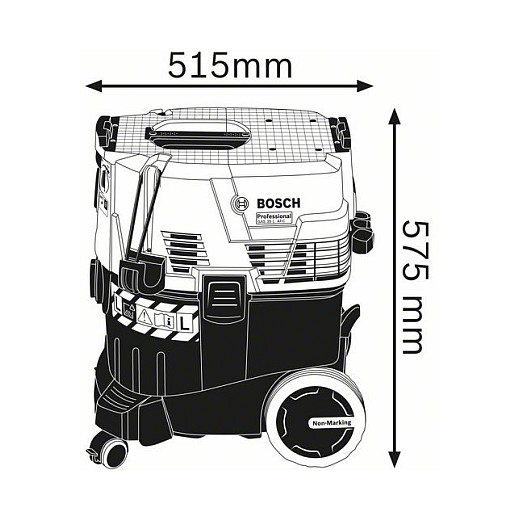 Usisavač BOSCH GAS 35 L AFC Professional (1200 W, crna, plava)-2