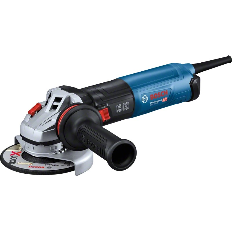 Kutna brusilica BOSCH GWS 17-125 (Promjer diska 12.5 cm, 11500 RPM, 1700 W, Težina 2.2 kg)