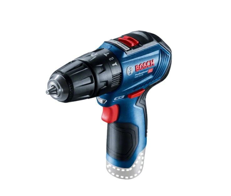 Bušilica BOSCH GSB 12V-30 SOLO (30/17Nm, BL)-0