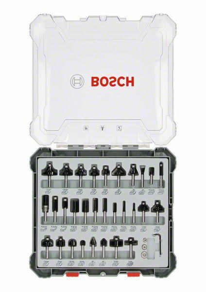 Set glodala BOSCH, 30 komada, drška 6mm-0