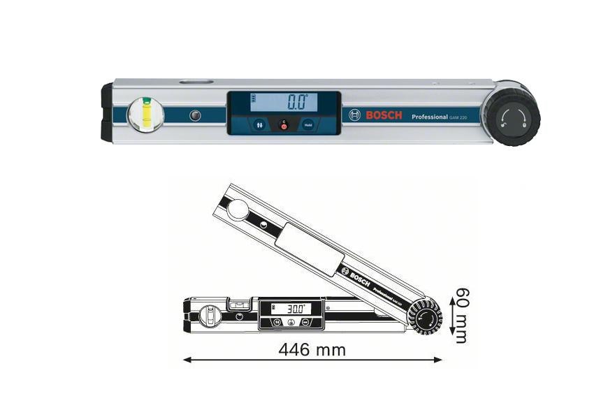 Digitalni kutomjer BOSCH GAM 220-0