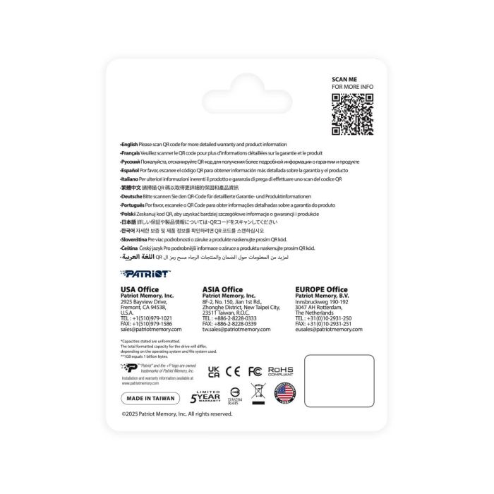 SSD PATRIOT Viper P410 M.2 PCI-Ex4 NVMe 1.4 1TB-4