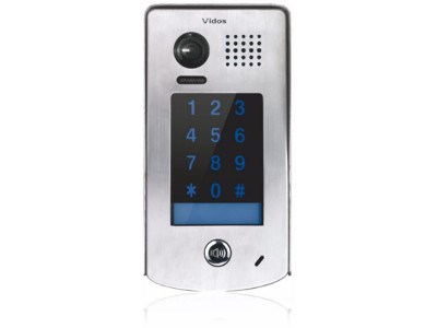 Vanjska jedinica portafona VIDOS DUO S1301D (2.0MP kamera, 170°, šifrator, RFID, IP54)