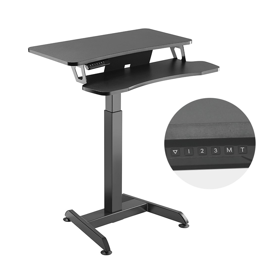 Maclean MC-835 Portable Desk Electric Height Adjustable 72 -122cm max. 37 kg Control Panel Sit Stand Work Station-4