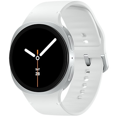 Samsung Galaxy Watch 8 3.81 cm (1.5") AMOLED 44 mm Digital 480 x 480 pixels Touchscreen Silver Wi-Fi GPS (satellite)-0