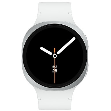 Samsung Galaxy Watch 8 3.81 cm (1.5") AMOLED 44 mm Digital 480 x 480 pixels Touchscreen Silver Wi-Fi GPS (satellite)-1
