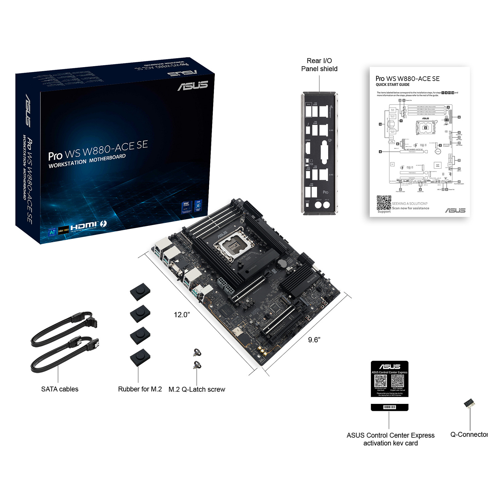 Ploča ASUS PRO WS W880-ACE SE 90MB1KV0-M0EAY0-11