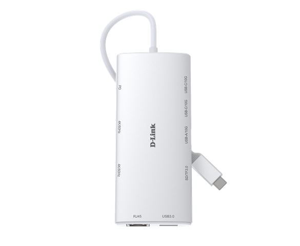 USB-C Hub D-LINK DUP-A01 (10-u-1, USB-C)-0