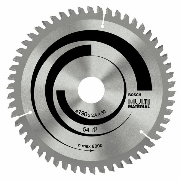 Pila za višenamjensku upotrebu BOSCH MULTI MATER SAW BLADE 200x30x54z x2,4-0