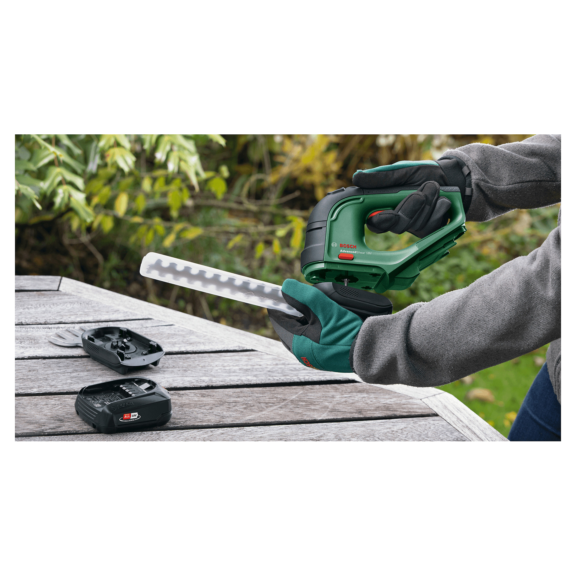 Škare za travu i grmlje BOSCH Advanced Shear 18V-10 (bežične, 18V)-5