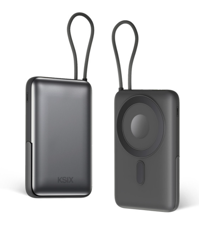 Baterija prijenosna KSIX 10 000 mAh,22.5W, ultra brzo magnetsko punjenje,MagSafe®