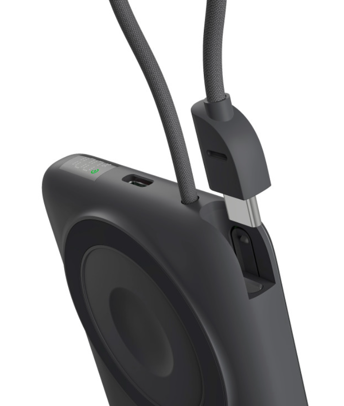 Baterija prijenosna KSIX 10 000 mAh,22.5W, ultra brzo magnetsko punjenje,MagSafe®-2
