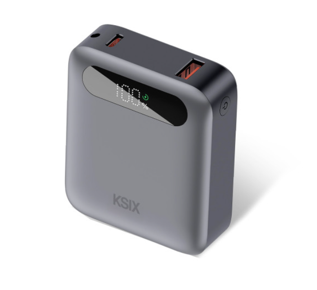 Baterija prijenosna KSIX 10000 mAh, 22.5W ultra brzo punjenje, USB-C + USB-A-8