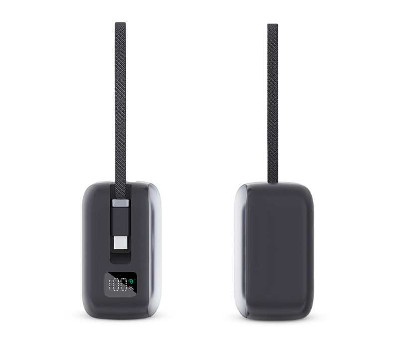 Baterija prijenosna KSIX 30 000 mAh, 65W ultra brzo punjenje, integrirani USB-C-3