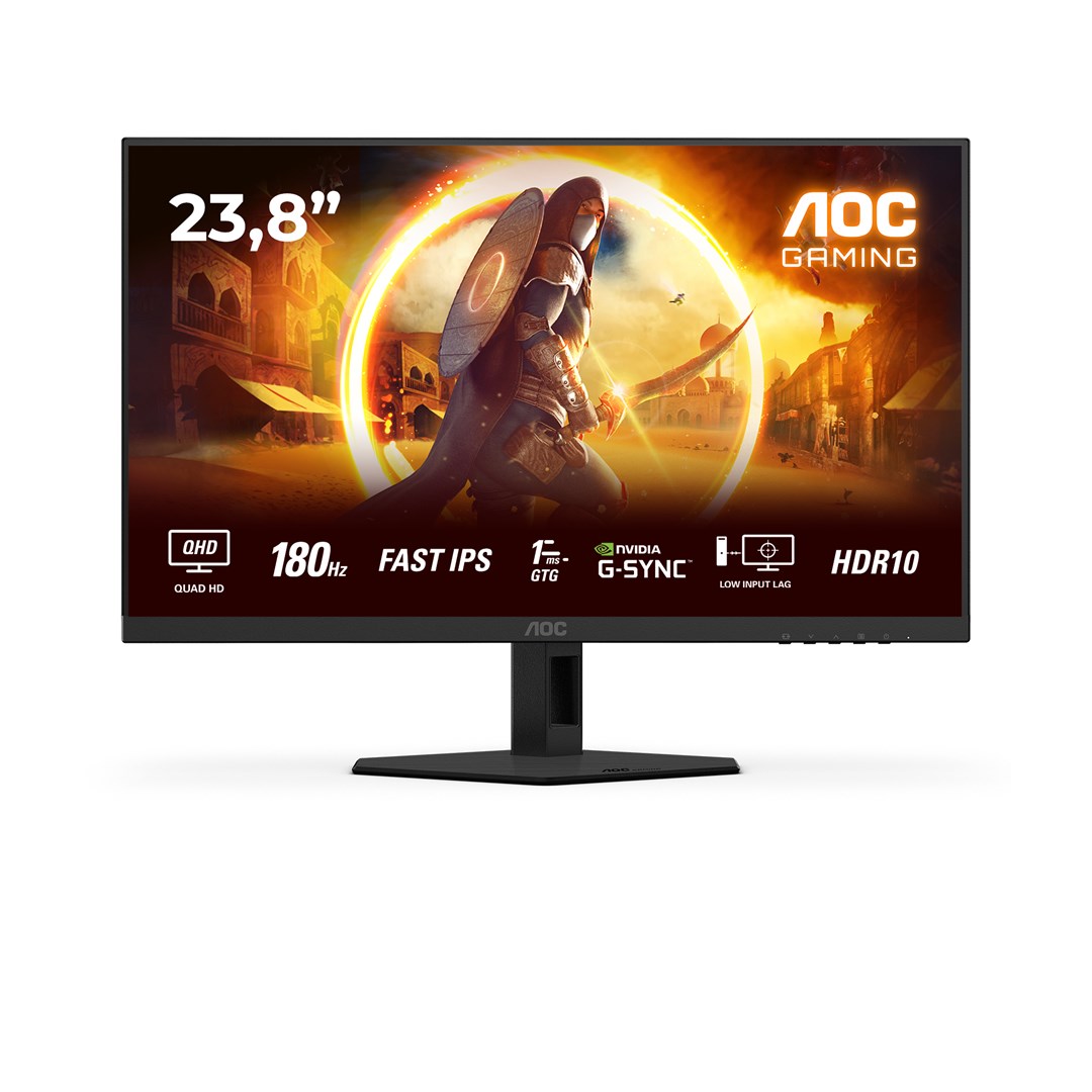 Monitor AOC Q24G4RE (60.5 cm (23.8"), 2560 x 1440 piksela, Quad HD, LED, Crna, Crvena)-15