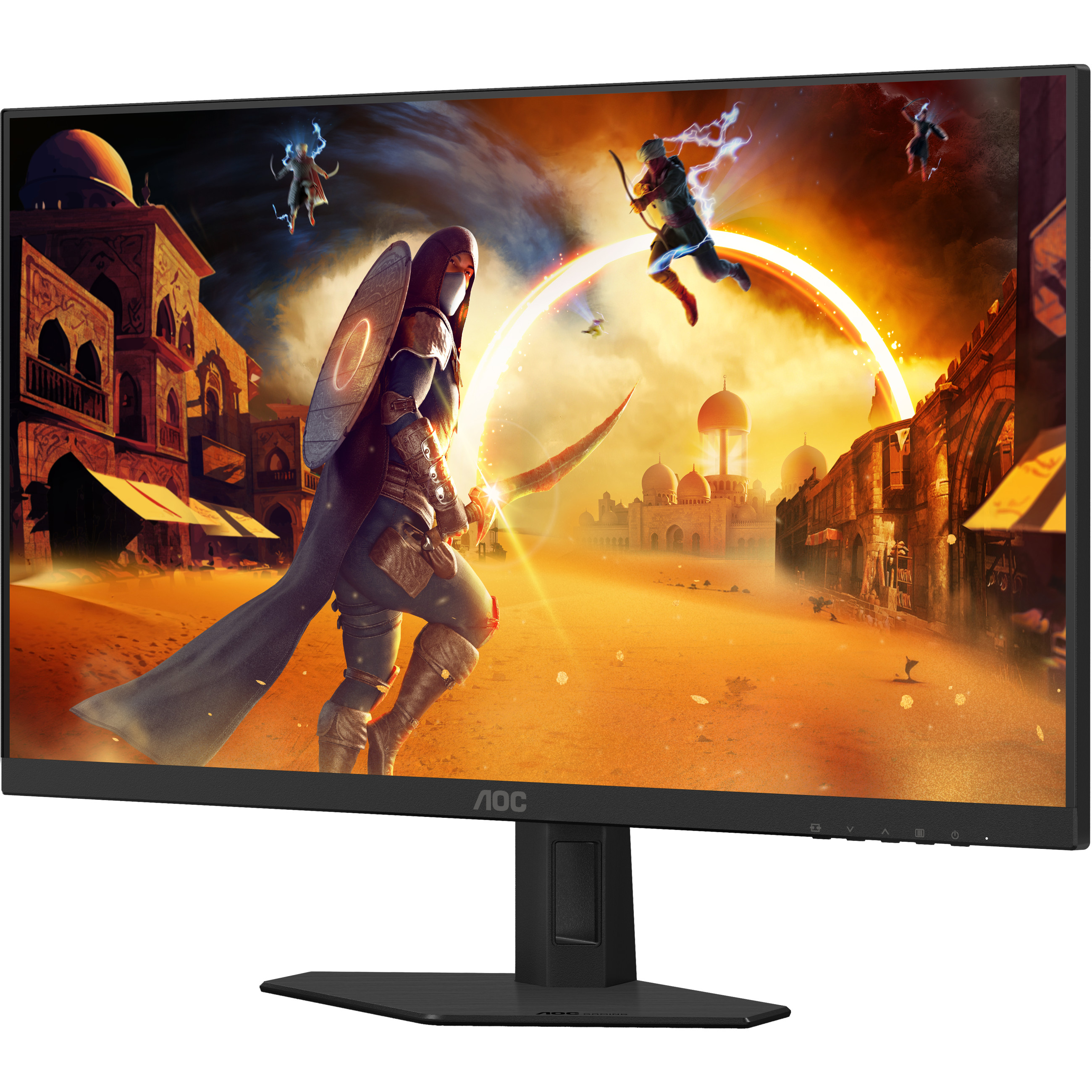 Monitor AOC Q24G4RE (60.5 cm (23.8"), 2560 x 1440 piksela, Quad HD, LED, Crna, Crvena)-11