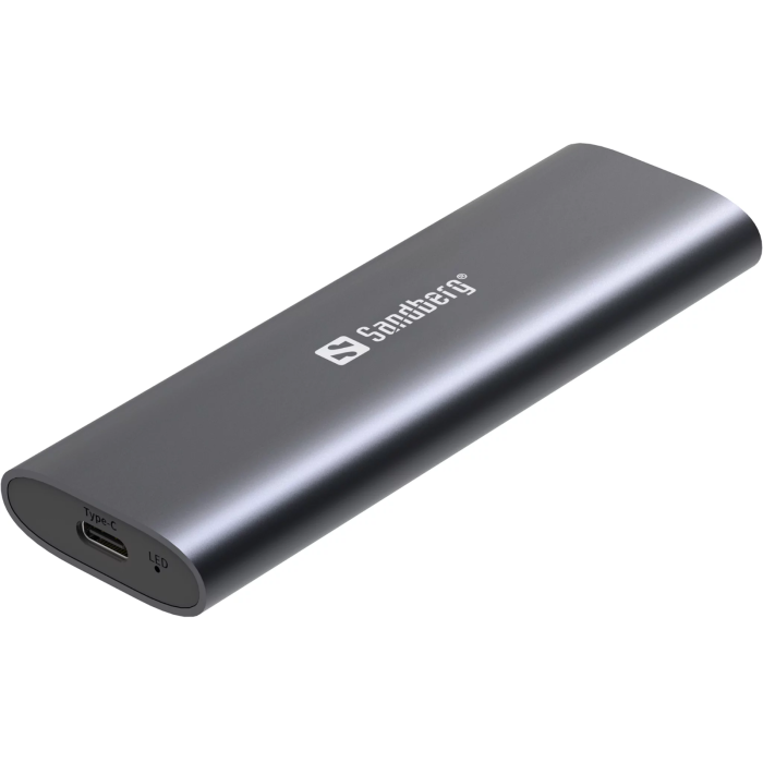 Kućište za M.2 NVMe SSD SANDBERG USB 3.2 (USB-C, 10 Gbit/s, Tool-Free)-0