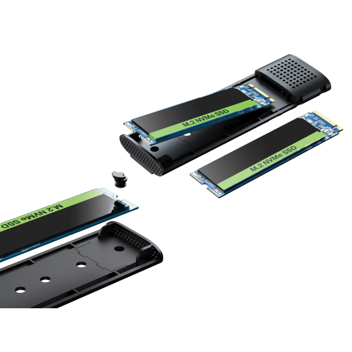 Kućište za M.2 NVMe SSD SANDBERG USB 3.2 (USB-C, 10 Gbit/s, Tool-Free)-3