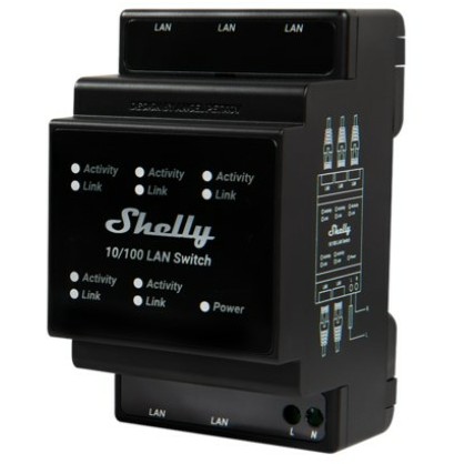 Smart prekidač SHELLY LAN Switch Black