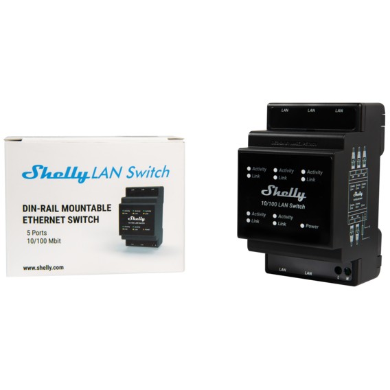 Smart prekidač SHELLY LAN Switch Black-4