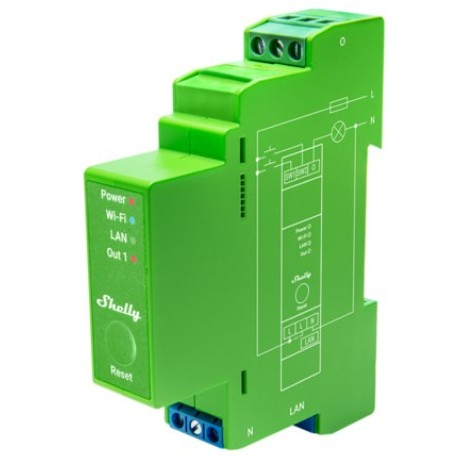 Dimmer SHELLY Pro Dimmer 1PM Built-in Blue, Green, Grey-0