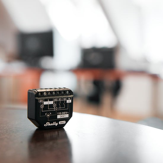 Shelly 2PM Gen3 Smart switch 2P Black-1