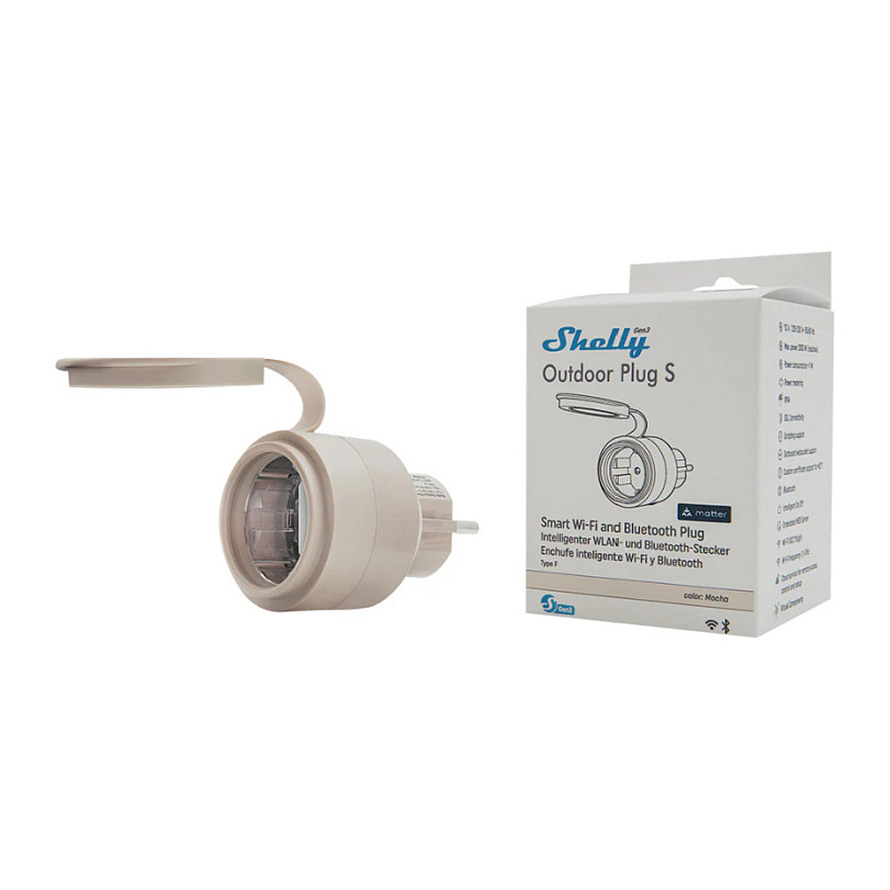 Prekidač SHELLY Outdoor Plug S (smart plug)-1