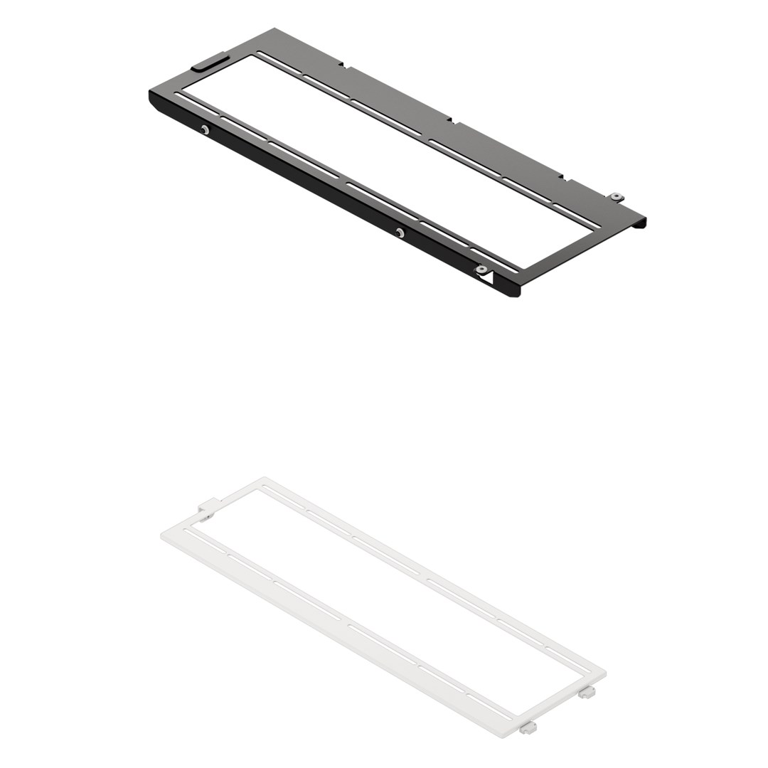 HAVN HS 420 Fan Brackets for 360 mm Radiators - white