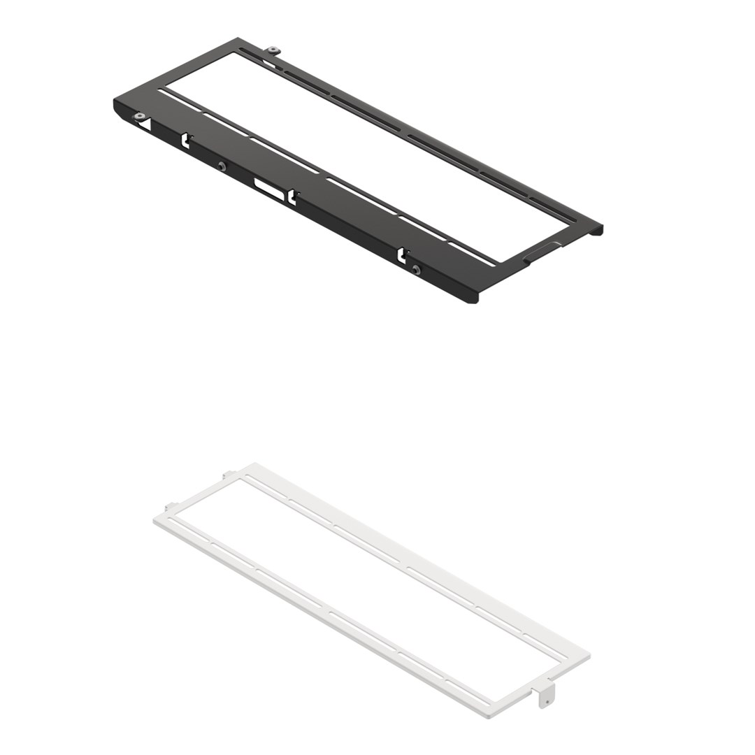 HAVN HS 420 Fan Brackets for 360 mm Radiators - white-1