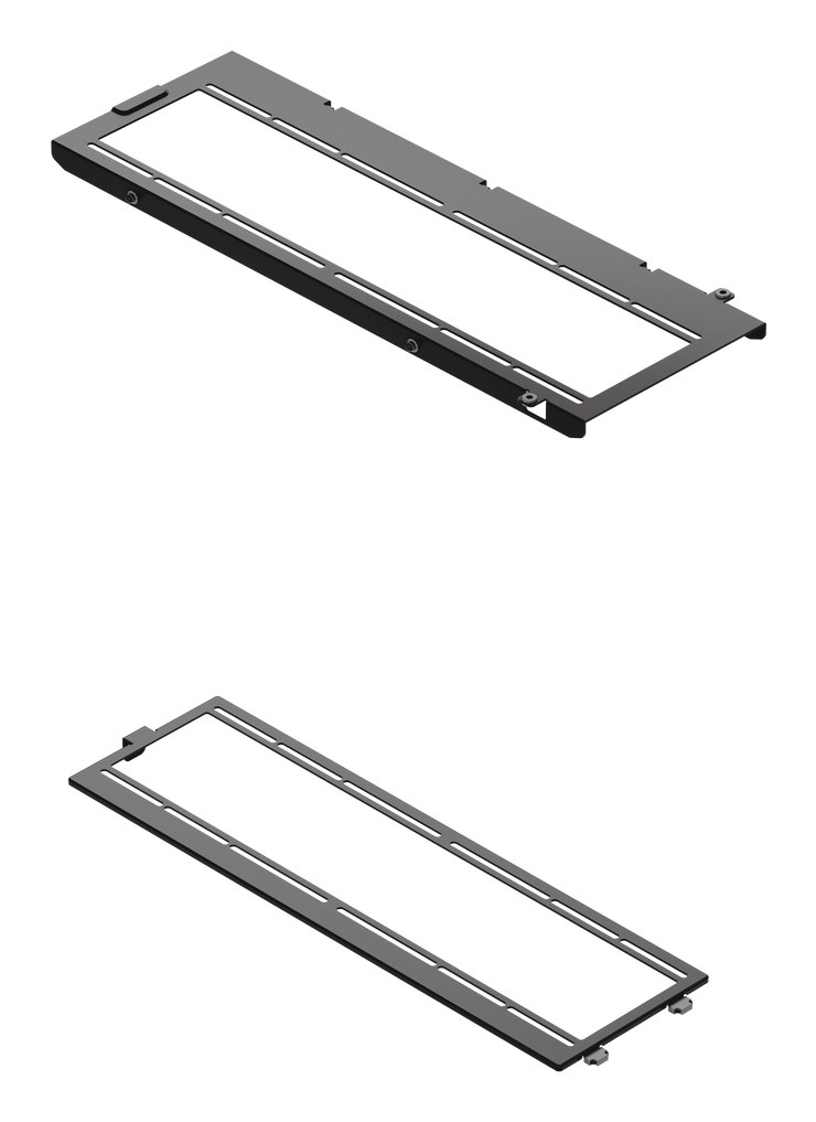 HAVN HS 420 Fan Brackets for 360 mm Radiators - black-1